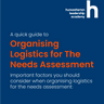 Organización de la logística para la Evaluacion de Necesidades